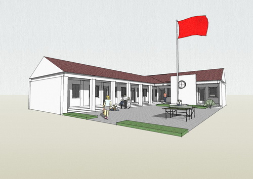 小學(xué)未來(lái)建成示意圖